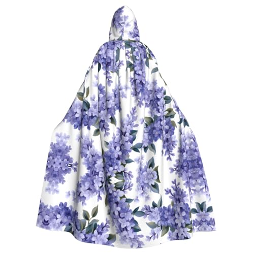 YYHWHJDE Lots Of Lilacs Picture Halloween Adult Hooded Cloak for Role-Playing, Costumes, and Theme Parties von YYHWHJDE