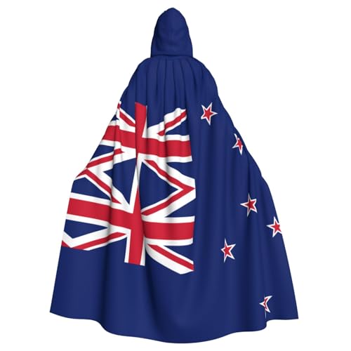 YYHWHJDE Neuseeland-Flagge, bedruckt, Halloween, Erwachsenen-Kapuzenumhang für Partys und Kostümveranstaltungen YYHWHJDE Neuseeland-Flagge, bedruckt, Halloween, Erwachsenen-Kapuzenumhang für Partys und Kostümveranstaltungen von YYHWHJDE