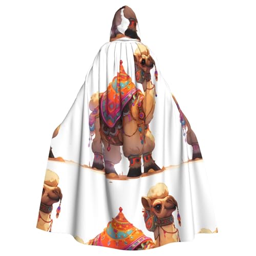 YYHWHJDE Niedlicher kleiner Kameldruck Halloween Erwachsene Kapuzenumhang für Partys und Kostüme YYHWHJDE Niedlicher kleiner Kameldruck Halloween Erwachsene Kapuzenumhang für Partys und Kostüme von YYHWHJDE