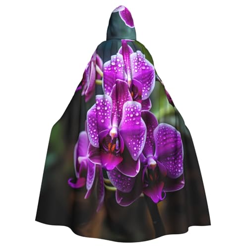 YYHWHJDE Orchideen-Blumendruck, Halloween, Erwachsenen-Kapuzenumhang für Partys und Kostümveranstaltungen YYHWHJDE Orchideen-Blumendruck, Halloween, Erwachsenen-Kapuzenumhang für Partys und Kostümveranstaltungen von YYHWHJDE