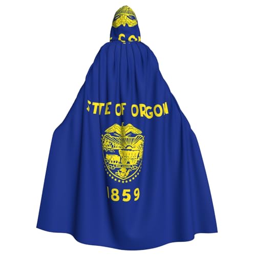 YYHWHJDE Oregon State Flag Prints Halloween Erwachsene Kapuzenumhang für Partys und Kostüme YYHWHJDE Oregon State Flag Prints Halloween Erwachsene Kapuzenumhang für Partys und Kostüme von YYHWHJDE