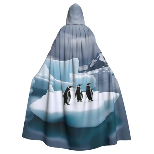 YYHWHJDE Pinguine auf dem Eisberg Druck Halloween Erwachsene Kapuzenumhang für Partys und Kostümveranstaltungen YYHWHJDE Pinguine auf dem Eisberg Druck Halloween Erwachsene Kapuzenumhang für Partys und Kostümveranstaltungen von YYHWHJDE