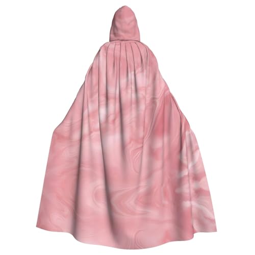 YYHWHJDE Rosa Marmor-Texturbild Halloween Erwachsene Kapuzenumhang für Rollenspiele, Kostüme und Themenpartys YYHWHJDE Rosa Marmor-Texturbild Halloween Erwachsene Kapuzenumhang für Rollenspiele, Kostüme und Themenpartys von YYHWHJDE