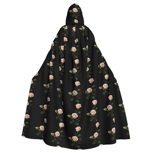 YYHWHJDE Rosen-Druck Halloween Erwachsene Kapuzenumhang für Partys und Kostümveranstaltungen YYHWHJDE Rosen-Druck Halloween Erwachsene Kapuzenumhang für Partys und Kostümveranstaltungen von YYHWHJDE
