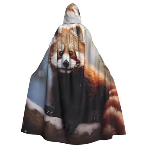 YYHWHJDE Roter Panda-Druck Halloween Erwachsene Kapuzenumhang für Partys und Kostüme YYHWHJDE Roter Panda-Druck Halloween Erwachsene Kapuzenumhang für Partys und Kostüme von YYHWHJDE