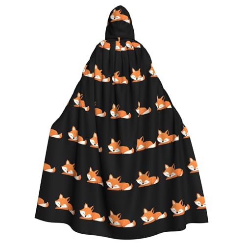YYHWHJDE Schlafender kleiner Fuchs Bild Halloween Erwachsene Kapuzenumhang für Rollenspiele, Kostüme und Themenpartys YYHWHJDE Schlafender kleiner Fuchs Bild Halloween Erwachsene Kapuzenumhang für Rollenspiele, Kostüme und Themenpartys von YYHWHJDE