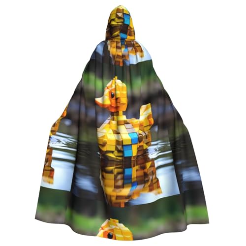 YYHWHJDE Schwimmender Umhang mit Kapuze, Entenmuster, Halloween, Erwachsene, für Rollenspiele, Bühnenkostüme, Partys, pflegeleicht YYHWHJDE Schwimmender Umhang mit Kapuze, Entenmuster, Halloween, Erwachsene, für Rollenspiele, Bühnenkostüme, Partys, pflegeleicht von YYHWHJDE