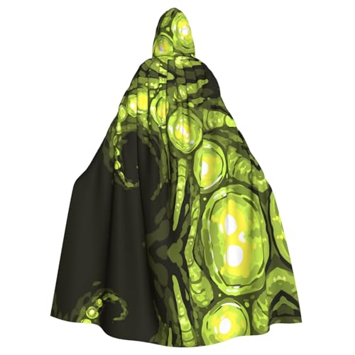 YYHWHJDE Shining Pearl Pattern Halloween Adult Hooded Cloak for Party Costume Cosplay Stage Masquerade Theme Dance Comic Con von YYHWHJDE
