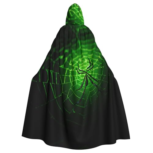 YYHWHJDE Spinnennetz-Muster, Halloween, Erwachsenen-Kapuzenumhang für Party, Kostüm, Cosplay, Bühne, Maskerade, Thema, Tanz, Comic Con YYHWHJDE Spinnennetz-Muster, Halloween, Erwachsenen-Kapuzenumhang für Party, Kostüm, Cosplay, Bühne, Maskerade, Thema, Tanz, Comic Con von YYHWHJDE
