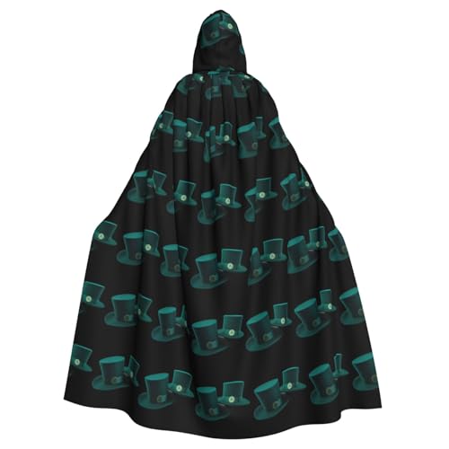 YYHWHJDE St. Patrick's Day Hut Bild Halloween Erwachsene Kapuzenumhang Umhang ohne Reißverschluss, bequem für Kostümpartys YYHWHJDE St. Patrick's Day Hut Bild Halloween Erwachsene Kapuzenumhang Umhang ohne Reißverschluss, bequem für Kostümpartys von YYHWHJDE