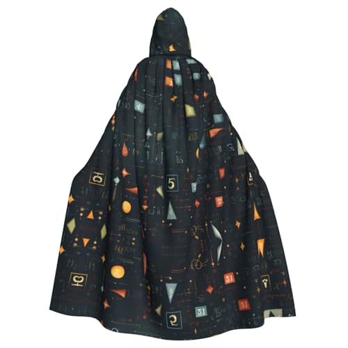 YYHWHJDE Tafel Mathematik Drucke Halloween Erwachsene Kapuzenumhang für Partys und Kostüme YYHWHJDE Tafel Mathematik Drucke Halloween Erwachsene Kapuzenumhang für Partys und Kostüme von YYHWHJDE