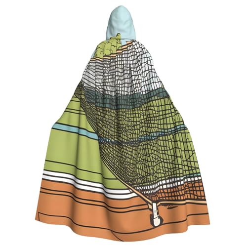 YYHWHJDE Tennis Prints Halloween Kapuzenumhang für Erwachsene für Partys und Kostüme YYHWHJDE Tennis Prints Halloween Kapuzenumhang für Erwachsene für Partys und Kostüme von YYHWHJDE