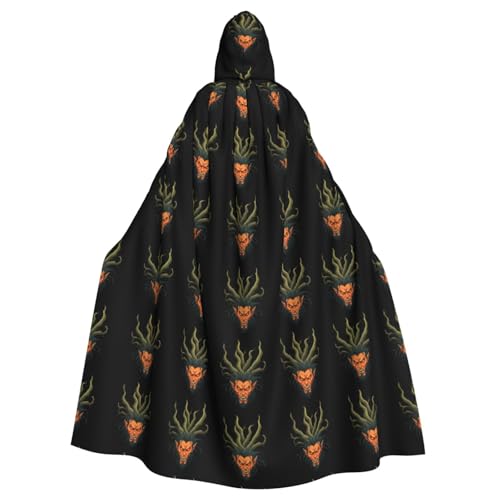 YYHWHJDE The Devvil with hair like tree roots Prints Halloween Adult Hooded Cloak for Parties and Costumes von YYHWHJDE