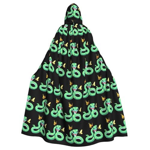 YYHWHJDE The Fate of Butterflies and Snakes Prints Halloween Adult Hooded Cloak for Parties and Costumes YYHWHJDE The Fate of Butterflies and Snakes Prints Halloween Adult Hooded Cloak for Parties and Costumes von YYHWHJDE