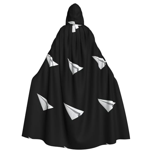 YYHWHJDE The Plane Carrying Dreams Pattern Halloween Adult Hooded Cape Cloak For Role-Playing, Stage Costumes, Parties, Easy Care YYHWHJDE The Plane Carrying Dreams Pattern Halloween Adult Hooded Cape Cloak For Role-Playing, Stage Costumes, Parties, Easy Care von YYHWHJDE