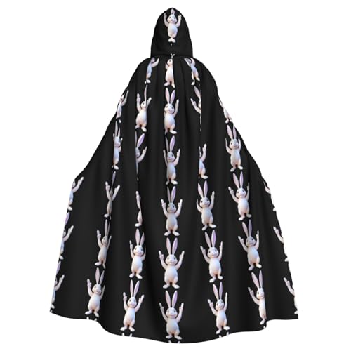 YYHWHJDE The Rabbit Referee Who Cheers Prints Halloween Adult Hooded Cloak for Parties and Costumes YYHWHJDE The Rabbit Referee Who Cheers Prints Halloween Adult Hooded Cloak for Parties and Costumes von YYHWHJDE
