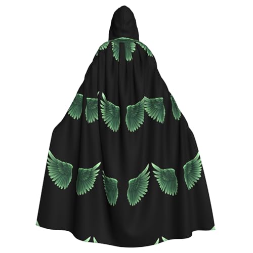 YYHWHJDE The Wings Of Peace Muster Halloween Erwachsene Kapuzenumhang Umhang für Rollenspiele, Bühnenkostüme, Partys, pflegeleicht von YYHWHJDE