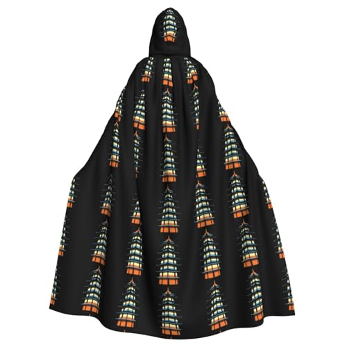 YYHWHJDE The magnificent drum tower Prints Halloween Adult Hooded Cloak for Parties and Costumes YYHWHJDE The magnificent drum tower Prints Halloween Adult Hooded Cloak for Parties and Costumes von YYHWHJDE