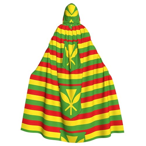 YYHWHJDE Umhang mit Kapuze für Erwachsene, Hawaii-Flagge, für Rollenspiele, Bühnenkostüme, Partys, pflegeleicht YYHWHJDE Umhang mit Kapuze für Erwachsene, Hawaii-Flagge, für Rollenspiele, Bühnenkostüme, Partys, pflegeleicht von YYHWHJDE