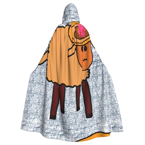 YYHWHJDE Umhang mit Kapuze für Erwachsene, Motiv: A Minority Sheep, Halloween, Erwachsene, kein Reißverschluss, bequem für Kostümpartys YYHWHJDE Umhang mit Kapuze für Erwachsene, Motiv: A Minority Sheep, Halloween, Erwachsene, kein Reißverschluss, bequem für Kostümpartys von YYHWHJDE