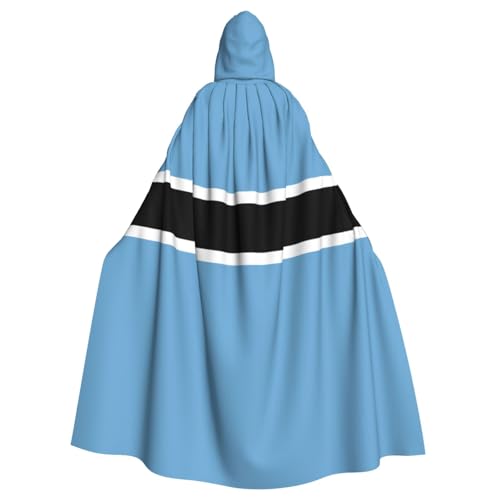 YYHWHJDE Umhang mit Kapuze für Erwachsene, Motiv: Botswana-Flagge, für Partys und Kostümveranstaltungen YYHWHJDE Umhang mit Kapuze für Erwachsene, Motiv: Botswana-Flagge, für Partys und Kostümveranstaltungen von YYHWHJDE
