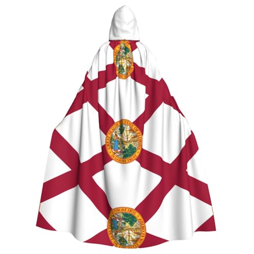YYHWHJDE Umhang mit Kapuze für Erwachsene, Motiv: Flagge von Florida, für Partys und Kostümveranstaltungen YYHWHJDE Umhang mit Kapuze für Erwachsene, Motiv: Flagge von Florida, für Partys und Kostümveranstaltungen von YYHWHJDE