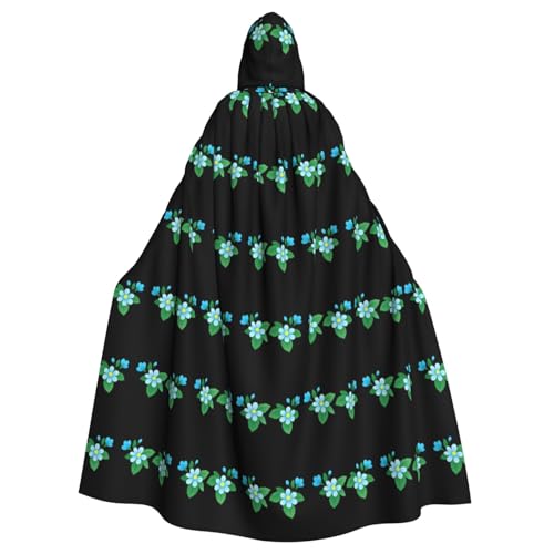 YYHWHJDE Umhang mit Kapuze für Erwachsene, Retro-Stil, kleine Blumen, Halloween, für Rollenspiele, Kostüme und Themenpartys YYHWHJDE Umhang mit Kapuze für Erwachsene, Retro-Stil, kleine Blumen, Halloween, für Rollenspiele, Kostüme und Themenpartys von YYHWHJDE
