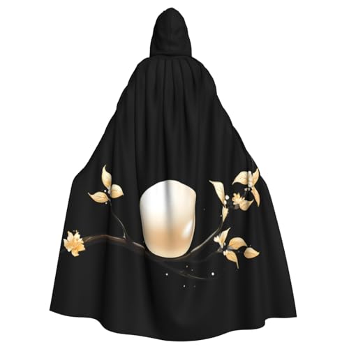 YYHWHJDE Umhang mit Kapuze für Erwachsene, schillernd, eingelegte Perlen, kein Reißverschluss, bequem für Kostümpartys YYHWHJDE Umhang mit Kapuze für Erwachsene, schillernd, eingelegte Perlen, kein Reißverschluss, bequem für Kostümpartys von YYHWHJDE