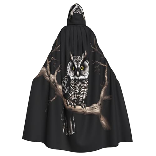 YYHWHJDE Umhang mit Kapuze für Halloween, Erwachsene, Motiv: späte Nacht, für Party, Kostüm, Cosplay, Bühne, Maskerade, Thema, Tanz, Comic Con YYHWHJDE Umhang mit Kapuze für Halloween, Erwachsene, Motiv: späte Nacht, für Party, Kostüm, Cosplay, Bühne, Maskerade, Thema, Tanz, Comic Con von YYHWHJDE