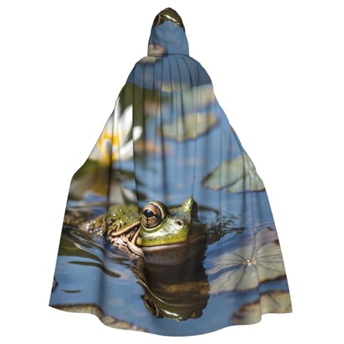 YYHWHJDE Umhang mit Kapuze und Froschmotiv, für Erwachsene, für Rollenspiele, Bühnenkostüme, Partys, pflegeleicht YYHWHJDE Umhang mit Kapuze und Froschmotiv, für Erwachsene, für Rollenspiele, Bühnenkostüme, Partys, pflegeleicht von YYHWHJDE