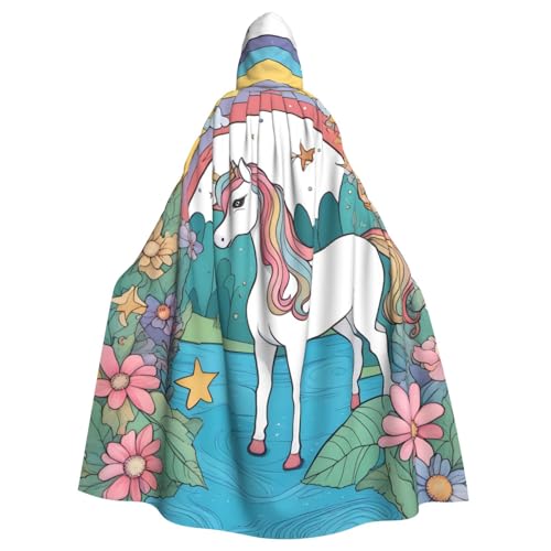 YYHWHJDE Unicorns by the River Prints Halloween Erwachsene Kapuzenumhang für Partys und Kostüme YYHWHJDE Unicorns by the River Prints Halloween Erwachsene Kapuzenumhang für Partys und Kostüme von YYHWHJDE