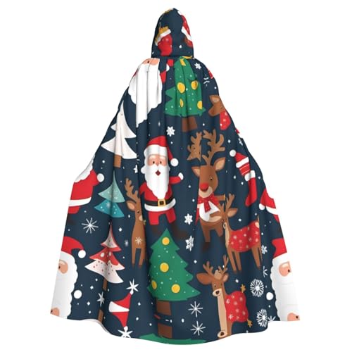 YYHWHJDE Winter-Weihnachtsbaum-Druck, Halloween, Erwachsenen-Umhang mit Kapuze, für Partys und Kostümveranstaltungen YYHWHJDE Winter-Weihnachtsbaum-Druck, Halloween, Erwachsenen-Umhang mit Kapuze, für Partys und Kostümveranstaltungen von YYHWHJDE