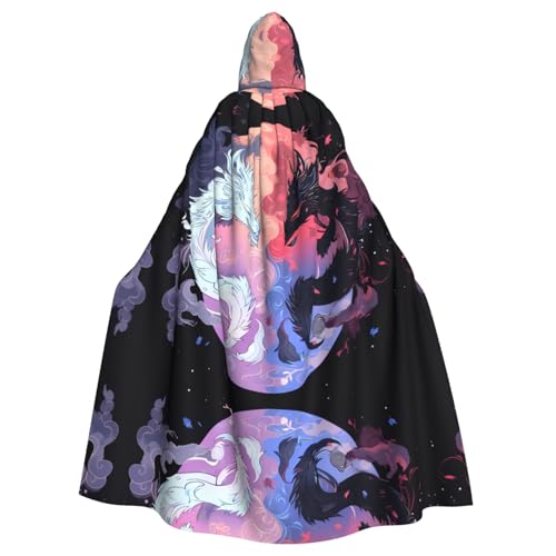 YYHWHJDE Yin-Yang-Himmel-Muster, Halloween-Umhang mit Kapuze, für Erwachsene, Party, Kostüm, Cosplay, Bühne, Maskerade, Thema, Tanz, Comic Con YYHWHJDE Yin-Yang-Himmel-Muster, Halloween-Umhang mit Kapuze, für Erwachsene, Party, Kostüm, Cosplay, Bühne, Maskerade, Thema, Tanz, Comic Con von YYHWHJDE
