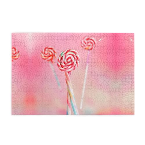 Yyhwhjde 1000 Teile Puzzle, bunte Lutscher-Drucke, hochwertiges Holzpuzzle für Erwachsene und Kinder, lustige Puzzles, stressabbauende Puzzles Yyhwhjde 1000 Teile Puzzle, bunte Lutscher-Drucke, hochwertiges Holzpuzzle für Erwachsene und Kinder, lustige Puzzles, stressabbauende Puzzles von YYHWHJDE