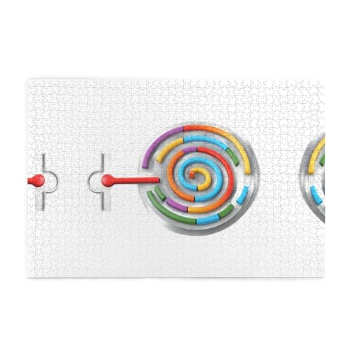 Yyhwhjde 1000 Teile Puzzle, buntes Labyrinth-Drucke, hochwertiges Holzpuzzle für Erwachsene und Kinder, lustige Puzzles, stressabbauende Puzzles Yyhwhjde 1000 Teile Puzzle, buntes Labyrinth-Drucke, hochwertiges Holzpuzzle für Erwachsene und Kinder, lustige Puzzles, stressabbauende Puzzles von YYHWHJDE