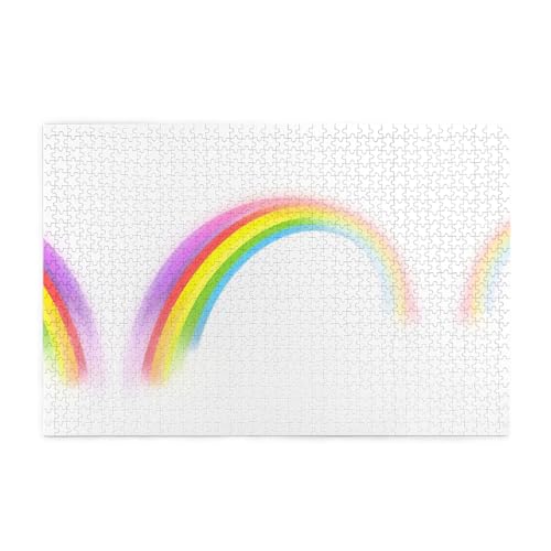 Yyhwhjde 1000 Teile Puzzles, buntes Regenbogenbild, pädagogische, intellektuelle Holzpuzzles, lustige Puzzles, Stressabbau-Puzzles Yyhwhjde 1000 Teile Puzzles, buntes Regenbogenbild, pädagogische, intellektuelle Holzpuzzles, lustige Puzzles, Stressabbau-Puzzles von YYHWHJDE