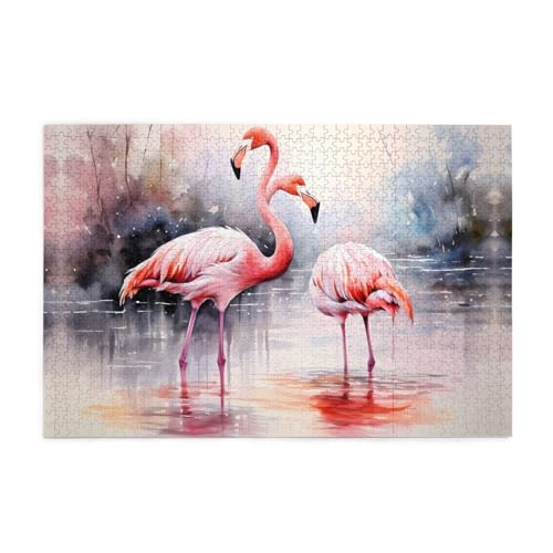 Yyhwhjde 1000 Teile Yyhwhjde Aquarell Flamingos Muster Qualität Holzpuzzle für Erwachsene und Kinder, lustige Puzzles, Stressabbau Puzzles Yyhwhjde 1000 Teile Yyhwhjde Aquarell Flamingos Muster Qualität Holzpuzzle für Erwachsene und Kinder, lustige Puzzles, Stressabbau Puzzles von YYHWHJDE