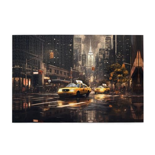 Yyhwhjde Puzzles, 1000 Teile, Motiv: Yyhwhjde mit modischen Stadtdrucken, hochwertiges Holzpuzzle für Erwachsene und Kinder, lustige Puzzles, stressabbauende Puzzles Yyhwhjde Puzzles, 1000 Teile, Motiv: Yyhwhjde mit modischen Stadtdrucken, hochwertiges Holzpuzzle für Erwachsene und Kinder, lustige Puzzles, stressabbauende Puzzles von YYHWHJDE