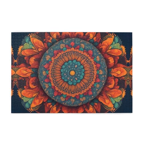 Yyhwhjde Puzzles, 1000 Teile, abstraktes Pilz, buntes Mandala-Bild, pädagogisches intellektuelles Holzpuzzle, lustige Puzzles, Stressabbau-Puzzles Yyhwhjde Puzzles, 1000 Teile, abstraktes Pilz, buntes Mandala-Bild, pädagogisches intellektuelles Holzpuzzle, lustige Puzzles, Stressabbau-Puzzles von YYHWHJDE