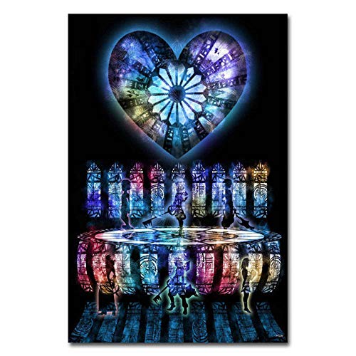 YYLPLLE Anime Puzzle Erwachsene 1000 Teile Cartoon Kingdom Hearts III Wand Bild Dekor einzigartiges Geschenk 50x75cm von YYLPLLE