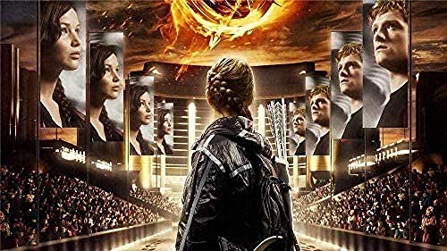 YYLPLLE Holzlandschaft Puzzle 1000 Teile - Film The Hunger Games 50x75cm - Experten-Level, für Erwachsene und Teenager ab 7 Jahren von YYLPLLE