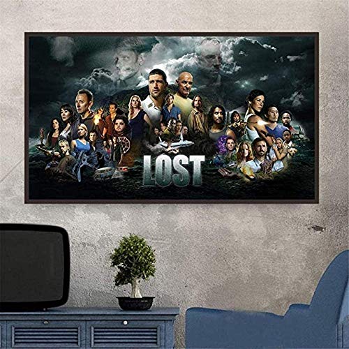 YYLPLLE Tv Series Puzzles Lost Show Kreatives Puzzle Aus Holz 1000 Teile Brain Iq Entwicklung Von Puzzlespielen Spielzeug 50X75Cm von YYLPLLE