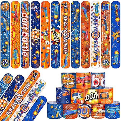 YYMYMGJ 48 Stück Dart-Kriegsparty-Armbänder, Dart-Battle-Armbänder, Goodie-Bag-Füllstoffe für Dart-Kriegspistole, Geburtstagsdekorationen, Zubehör für Kinder, Jungen und Mädchen YYMYMGJ 48 Stück Dart-Kriegsparty-Armbänder, Dart-Battle-Armbänder, Goodie-Bag-Füllstoffe für Dart-Kriegspistole, Geburtstagsdekorationen, Zubehör für Kinder, Jungen und Mädchen von YYMYMGJ