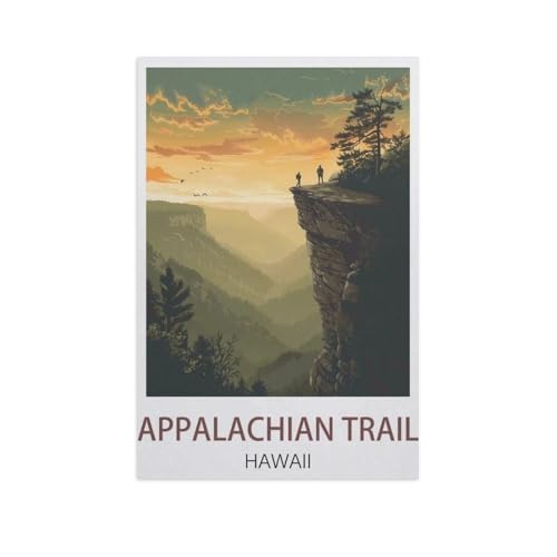 1000 Puzzles Für Erwachsene，Appalachian Trail Hawaii，Freizeit Unterhaltung Kinder Spielzeug Zuhause Dekoration Art Geschenk（38x26cm）-J94 von YYNFHCBS
