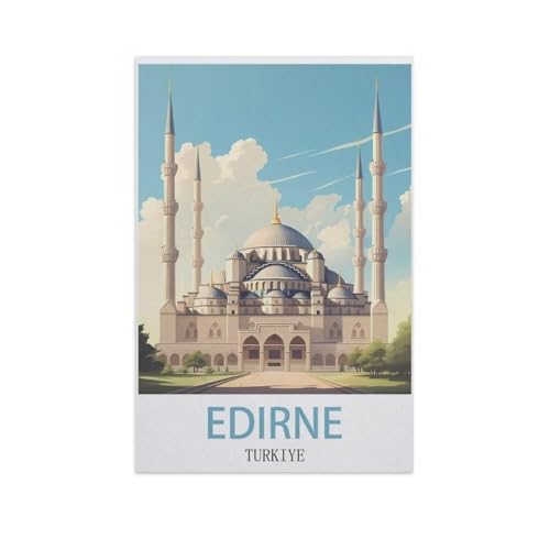 1000 Puzzles Für Erwachsene，Edirne, Türkei，Freizeit Unterhaltung Kinder Spielzeug Zuhause Dekoration Art（38x26cm）-I31 von YYNFHCBS