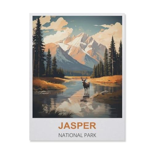 1000 Puzzles Für Erwachsene，Jasper Nationalpark，Freizeit Unterhaltung Kinder Spielzeug Zuhause Dekoration Art Geschenk（38x26cm）-D34 von YYNFHCBS