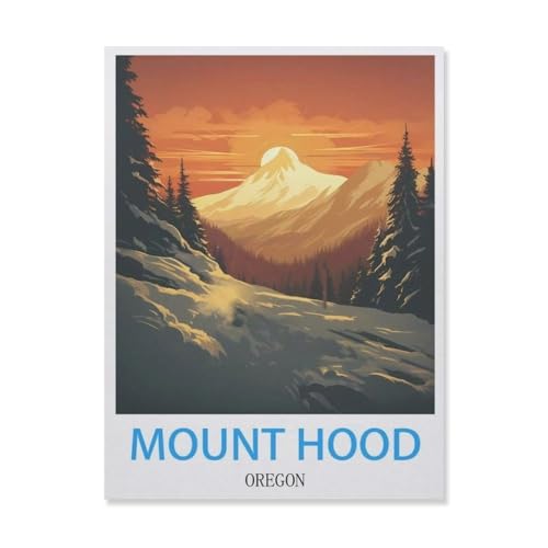 1000 Puzzles Für Erwachsene，Mount Hood Oregon，Freizeit Unterhaltung Kinder Spielzeug Zuhause Dekoration Art Geschenk（38x26cm）-E80 von YYNFHCBS