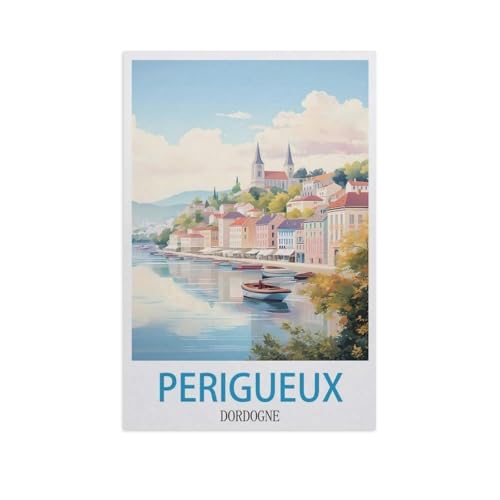1000 Puzzles Für Erwachsene，Périgueux Dordogne，Freizeit Unterhaltung Kinder Spielzeug Zuhause Dekoration Art（38x26cm）-M69 von YYNFHCBS
