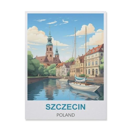 1000 Puzzles Für Erwachsene，Szczecin Polen，Freizeit Unterhaltung Kinder Spielzeug Zuhause Dekoration Art Geschenk（38x26cm）-C61 von YYNFHCBS