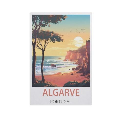 1000 Stück，Algarve Portugal，Puzzle Für Erwachsene Lernspielzeug Für Kinder Kreative Spiele Unterhaltung Holz Puzzles Home Decor（75x50cm）-K68 von YYNFHCBS